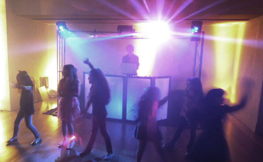 Pista de dança festa teen